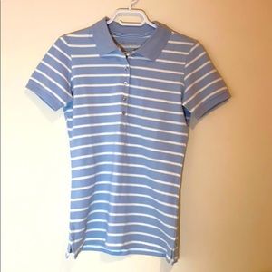 Sky blue and white t-shirt